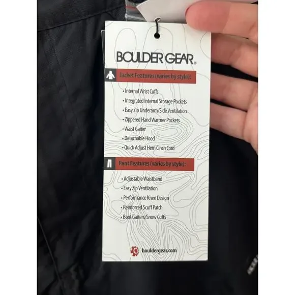 Boulder Gear Men's Black Payload Cargo Pant Size L